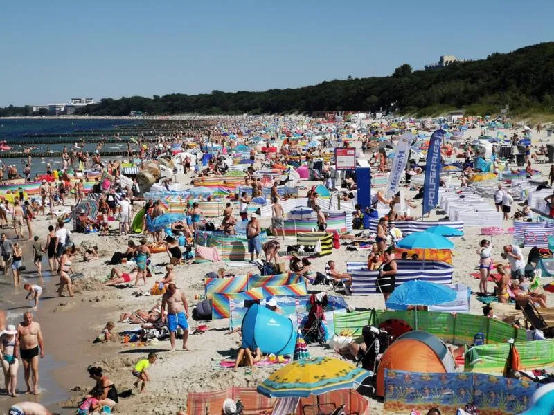Kołobrzeg plaże dla rodzin