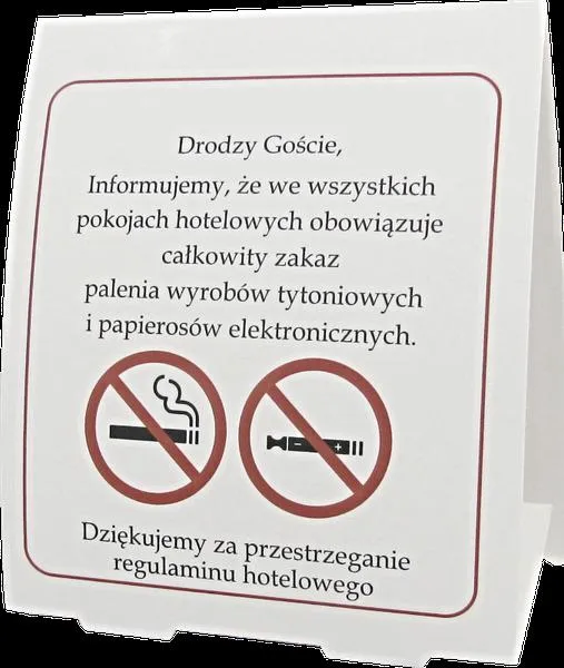 Palenie w hotelu