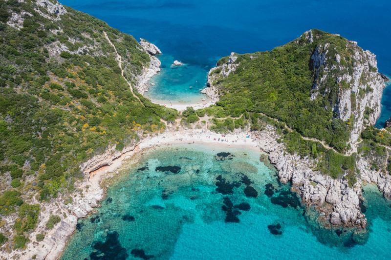 Plaże na Korfu
