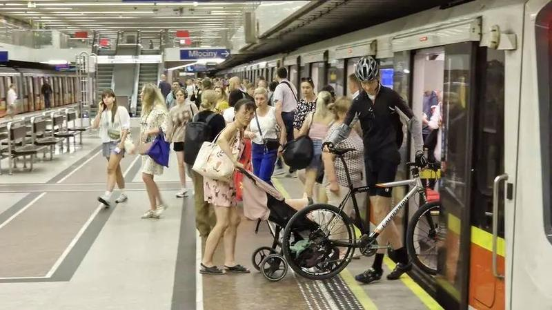 Przewóz roweru w metrze